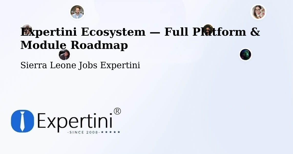 Expertini Ecosystem — Full Platform & Module Roadmap – Barma