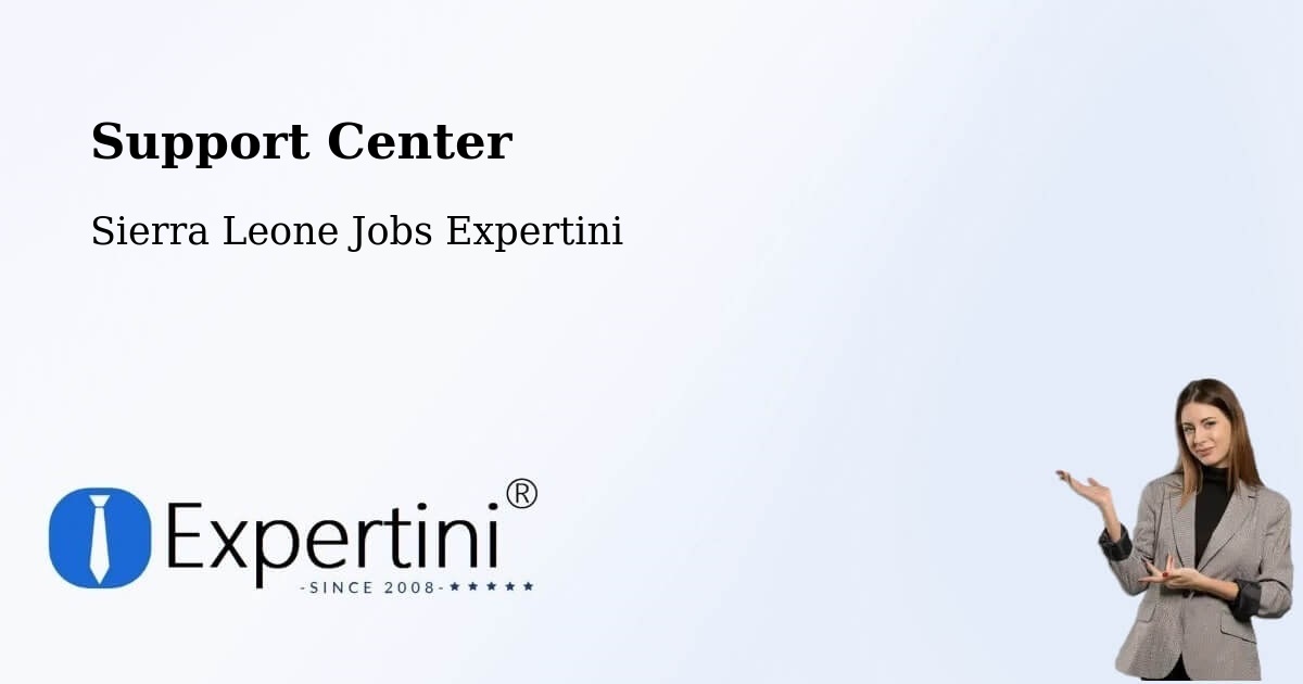 Support Services – Barma - Sierra Leone Jobs Expertini